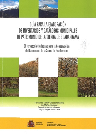 Imagen de portada del libro Guía para la elaboración de inventarios y catálogos municipales de patrimonio de la Sierra de Guadarrama