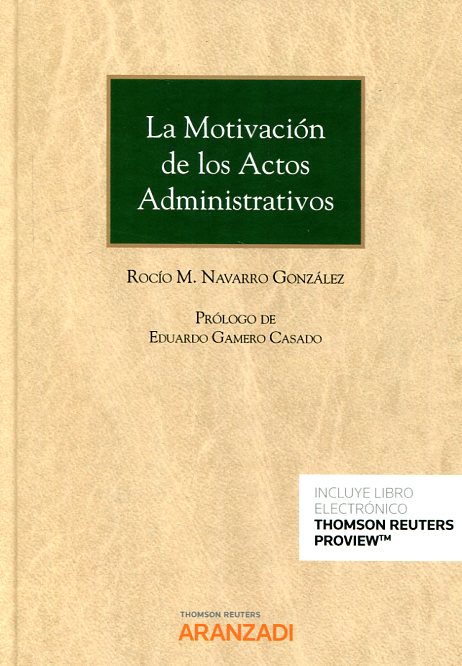 Imagen de portada del libro La motivación de los actos administrativos