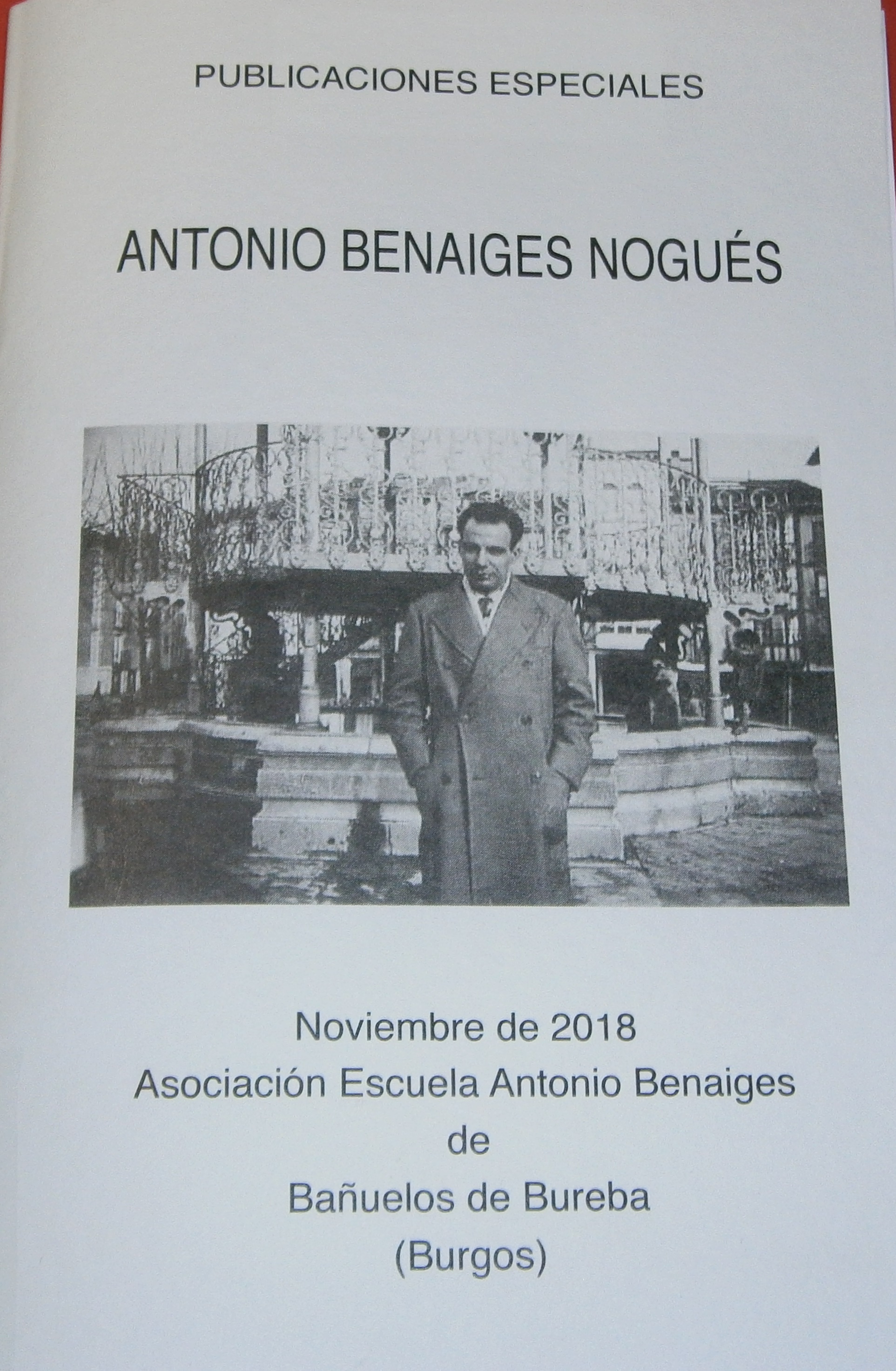 Imagen de portada del libro Antonio Benaiges Nogués