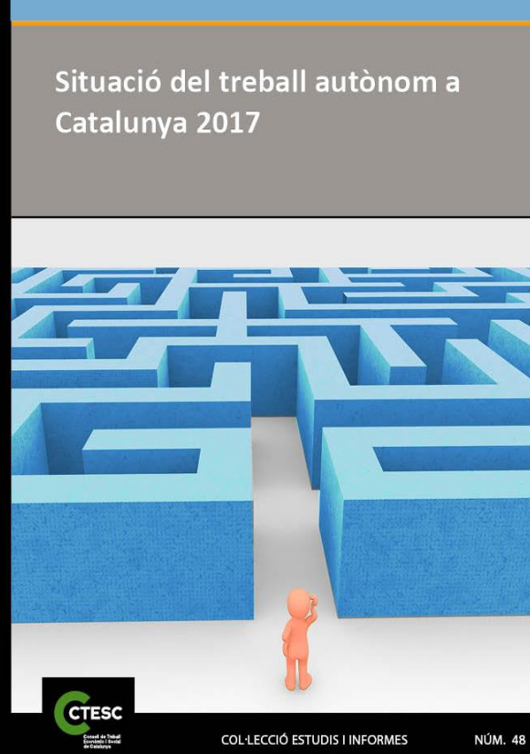 Imagen de portada del libro Situació del treball autònom a Catalunya 2017