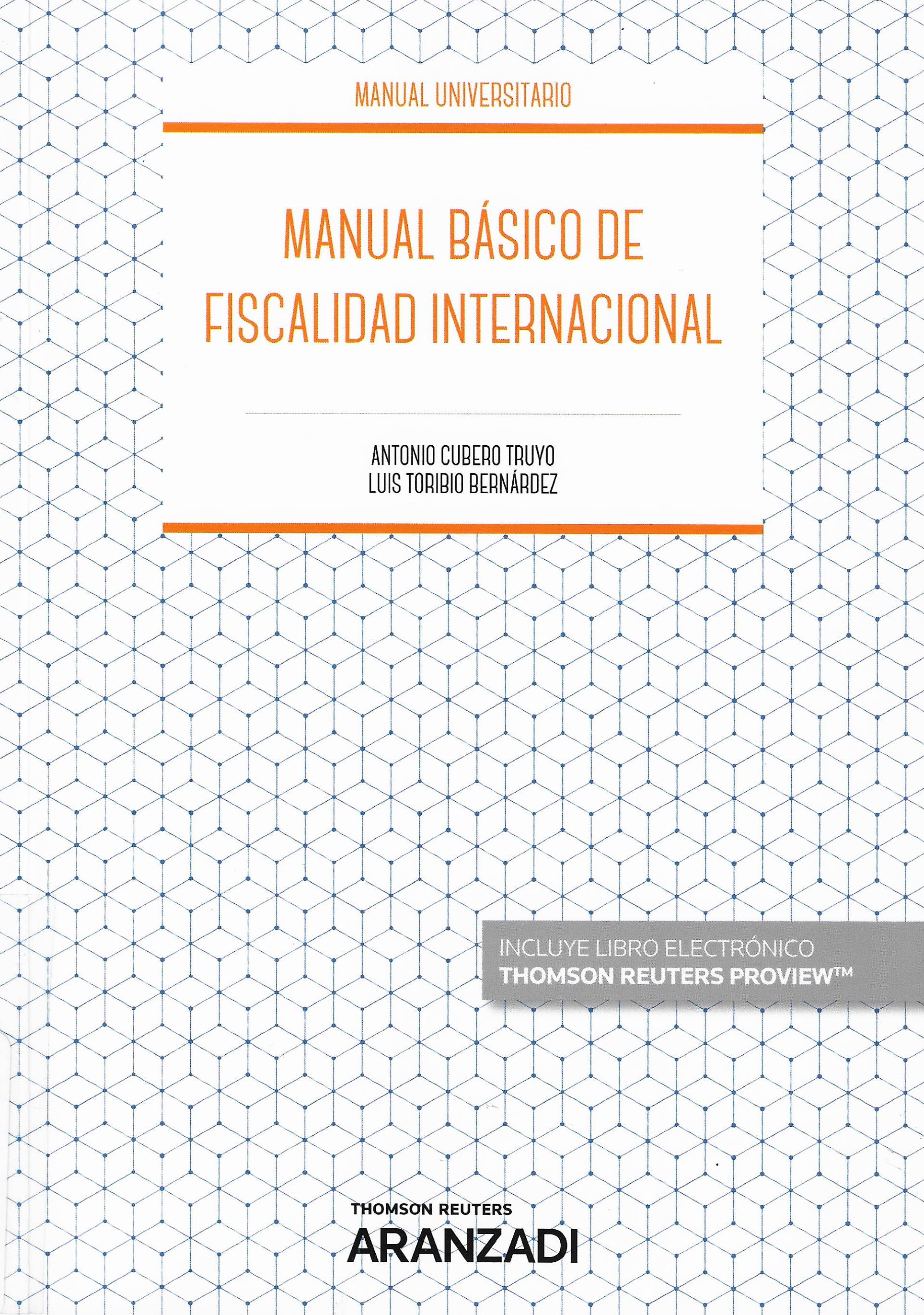 Imagen de portada del libro Manual básico de fiscalidad internacional