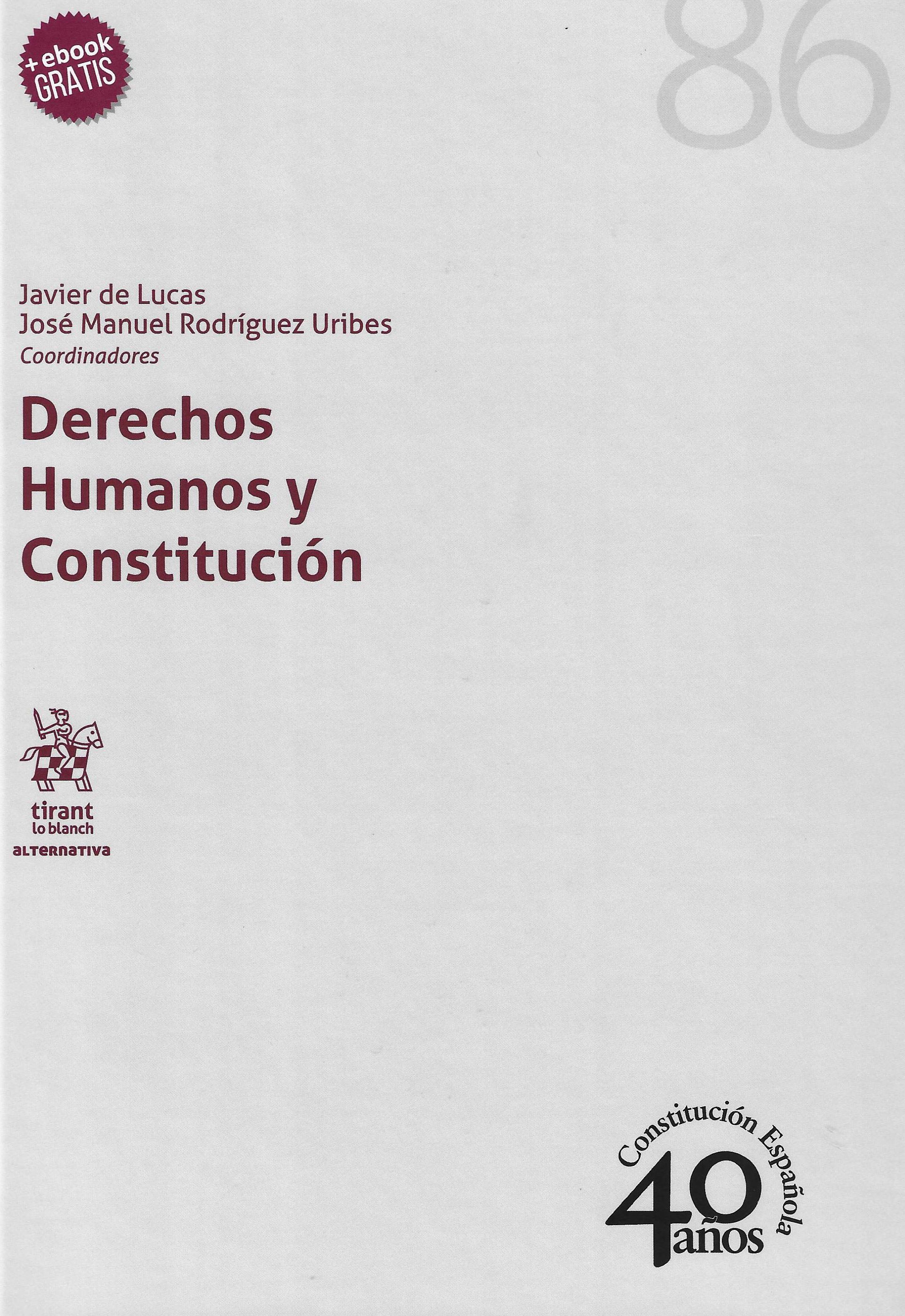 Imagen de portada del libro Derechos humanos y constitución