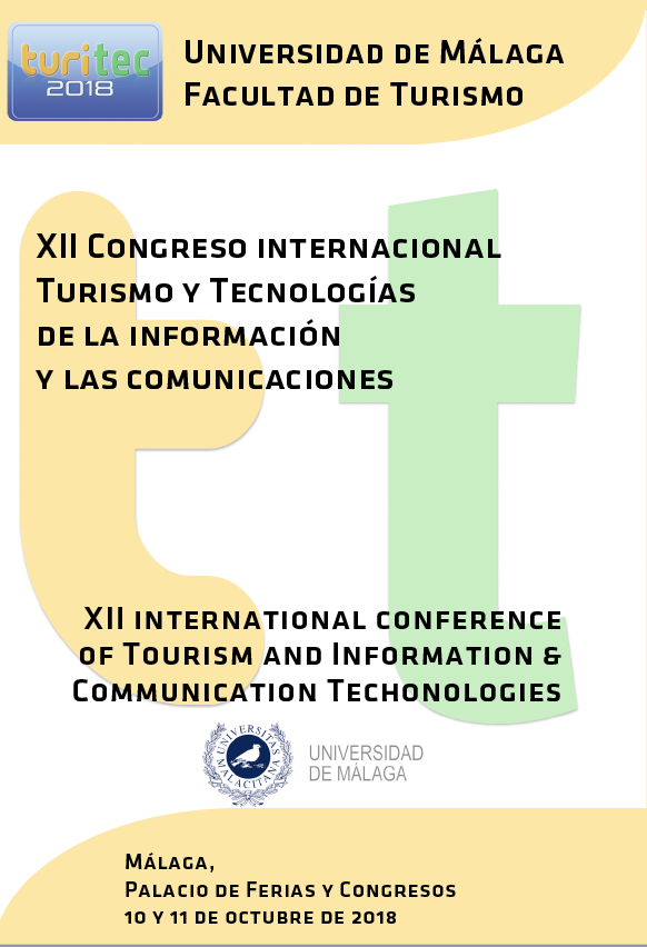 Imagen de portada del libro XII Congreso Internacional de Turismo y Tecnologías de la información y las comunicaciones