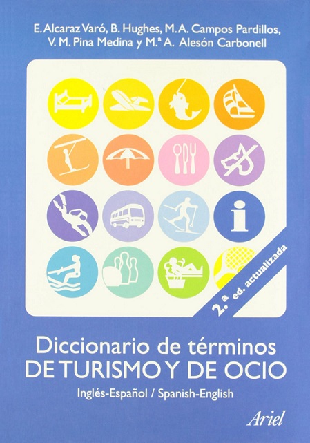 Imagen de portada del libro Diccionario de términos de turismo y de ocio