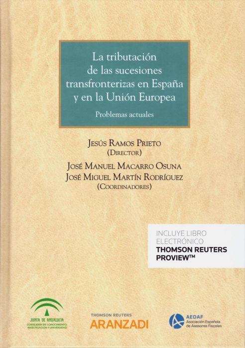 Imagen de portada del libro La tributación de las sucesiones transfronterizas en España y en la Unión Europea