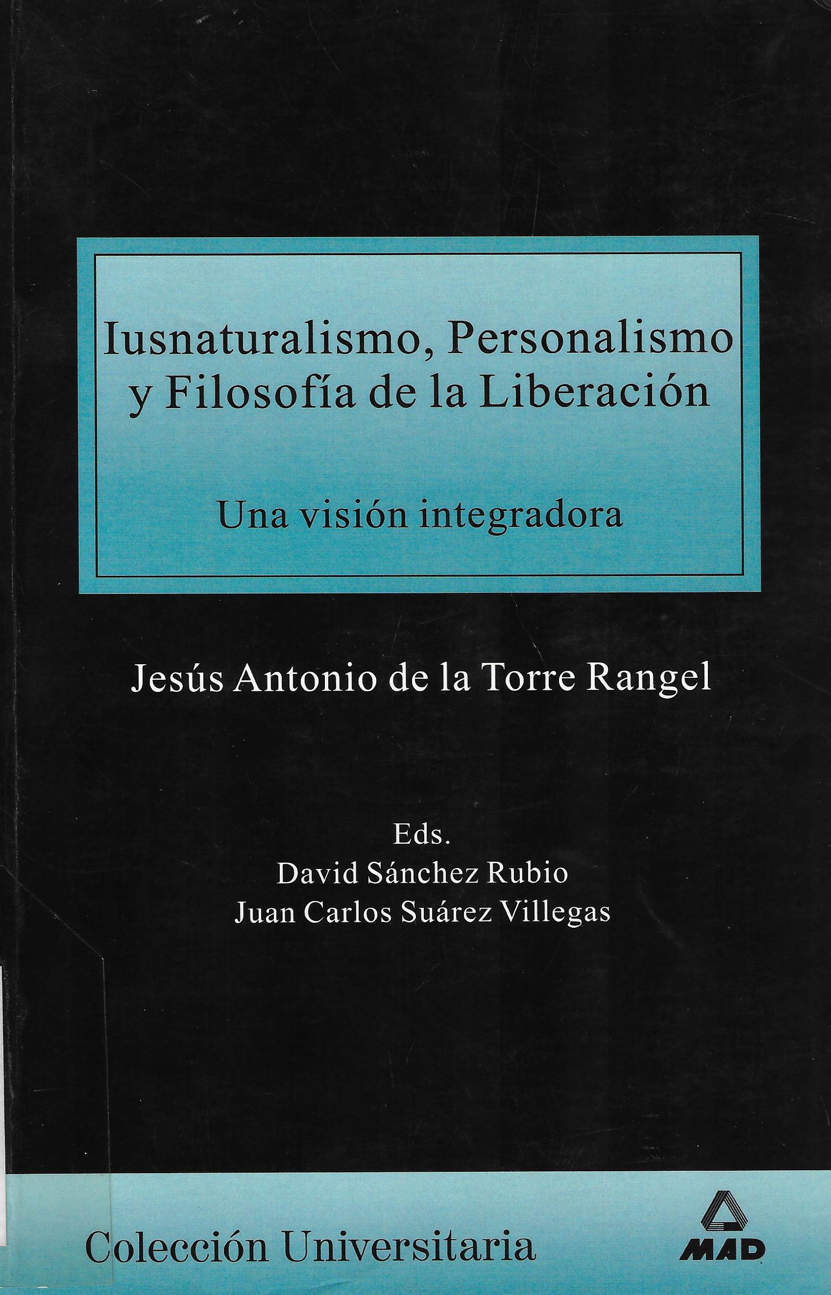 Imagen de portada del libro Iusnaturalismo, personalismo y filosofía de la liberación