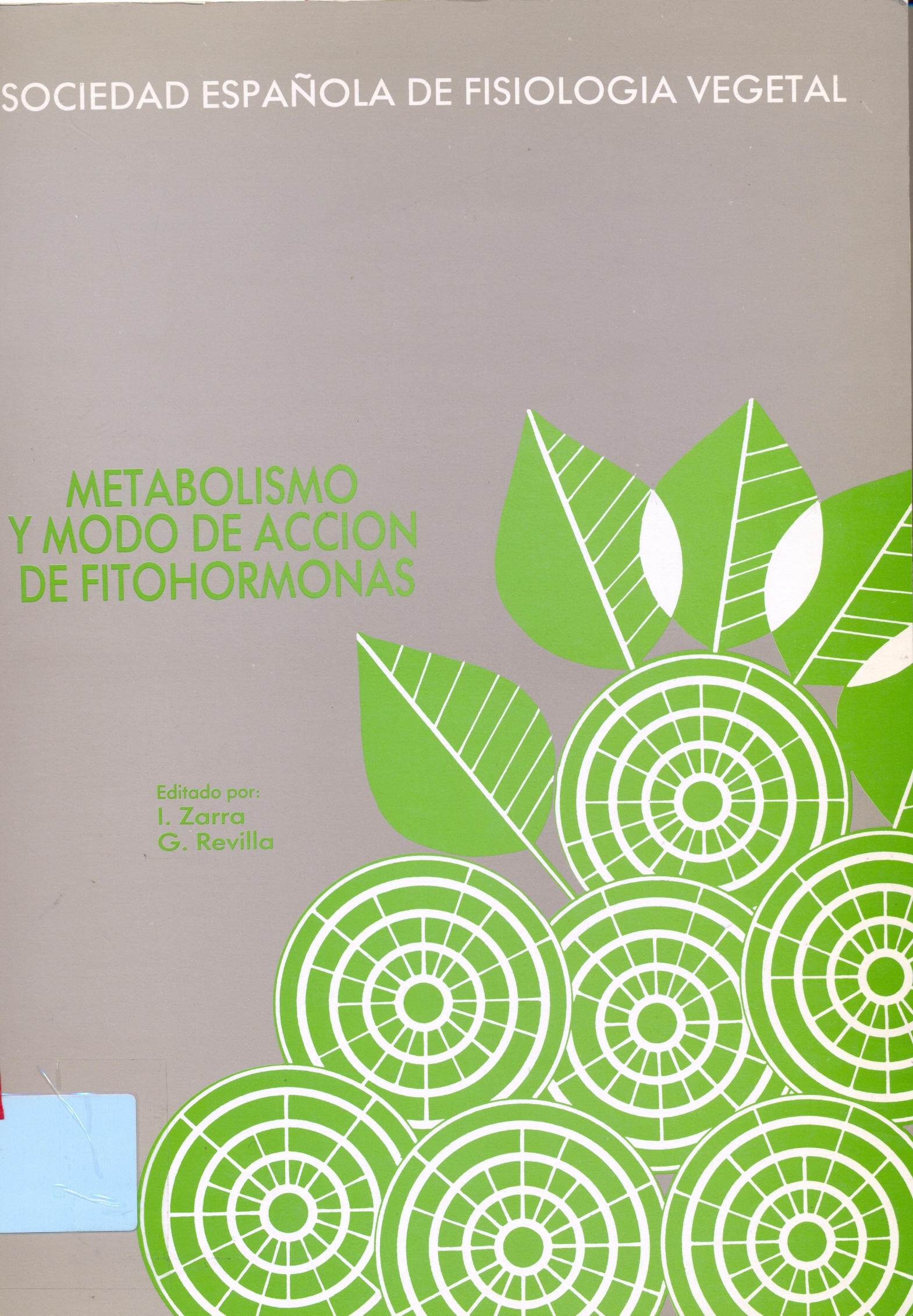 Imagen de portada del libro Metabolismo y modo de acción de fitohormonas
