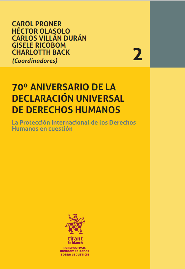 Imagen de portada del libro 70º aniversario de la declaración universal de derechos humanos