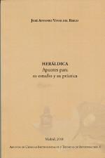 Imagen de portada del libro Heráldica : apuntes para su estudio y su práctica