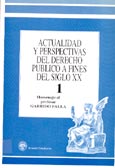 Imagen de portada del libro Actualidad y perspectivas del derecho público a fines del siglo XX