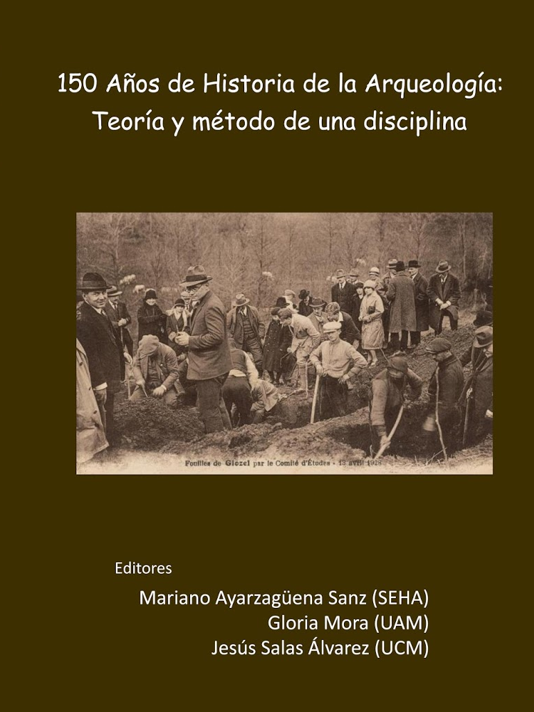 Imagen de portada del libro 150 años de historia de la arqueología