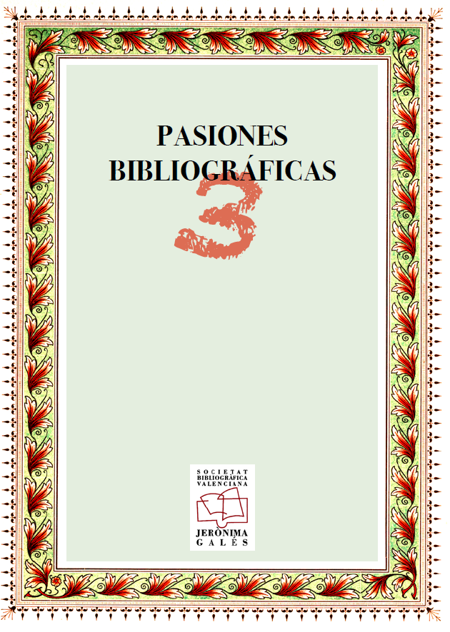Imagen de portada del libro III Pasiones bibliográficas