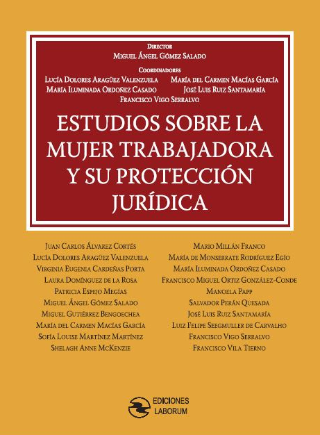 Imagen de portada del libro Estudios sobre la mujer trabajadora y su protección jurídica