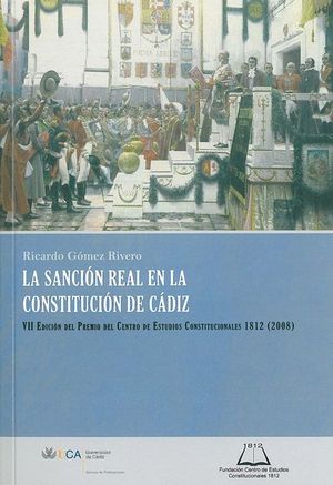 Imagen de portada del libro La sanción real en la Constitución de Cádiz