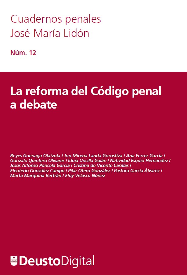 Imagen de portada del libro La reforma del Código penal a debate