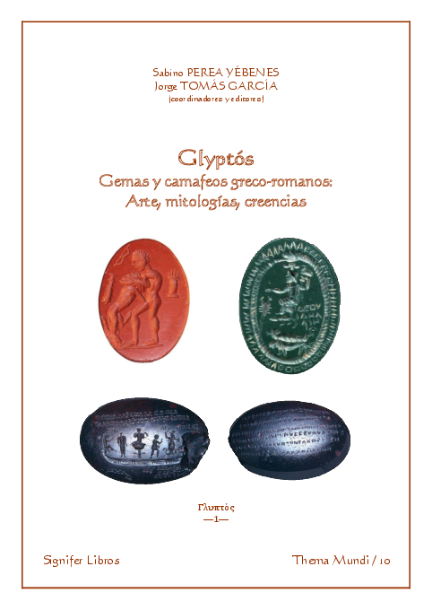 Imagen de portada del libro Glyptós