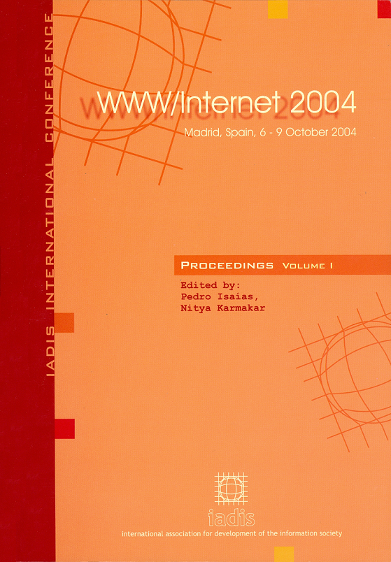 Imagen de portada del libro Proceedings of the IADIS International Conference WWW/INTERNET 2004