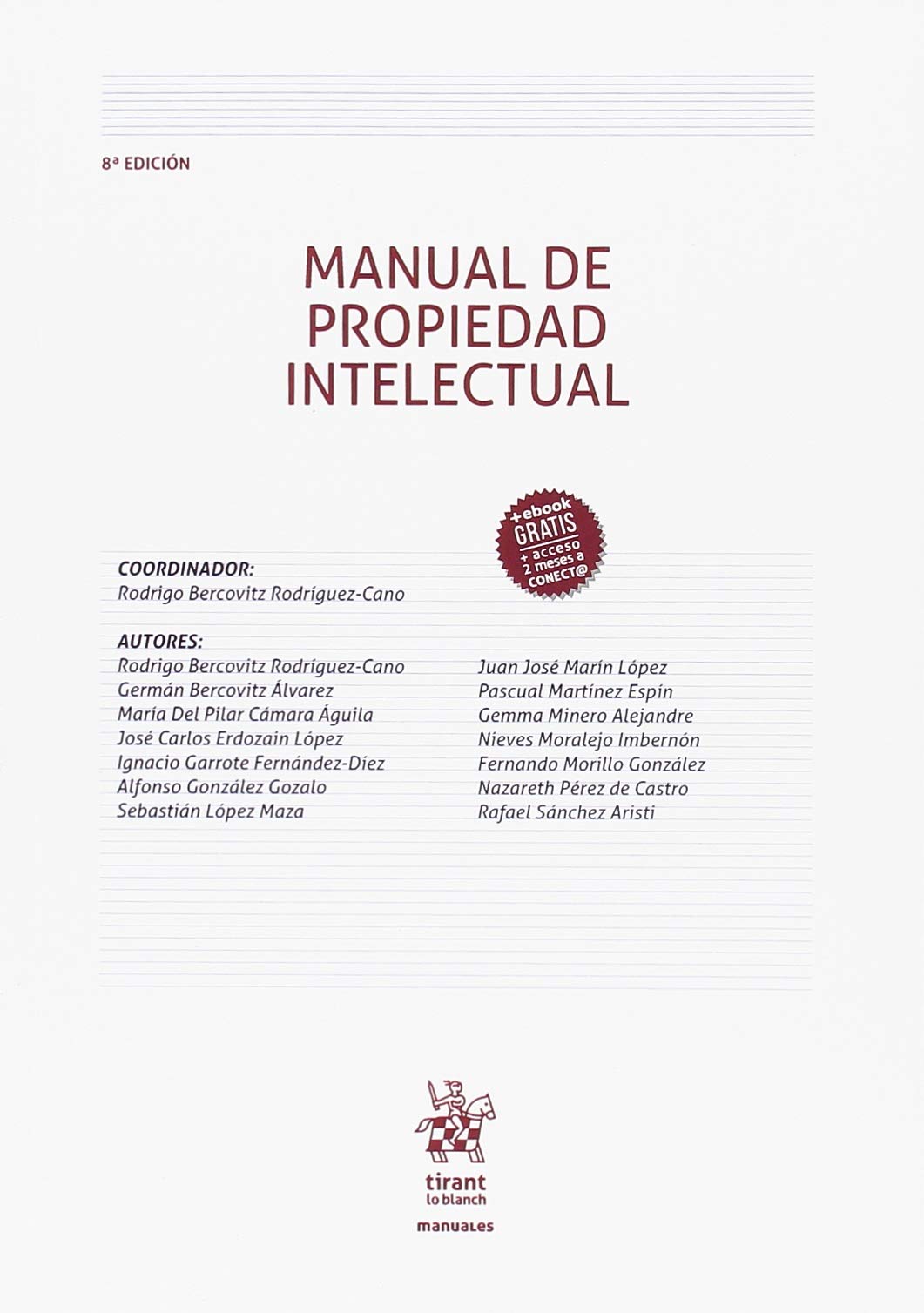 Imagen de portada del libro Manual de propiedad intelectual