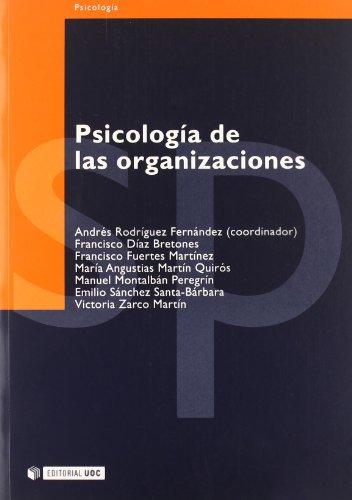 Imagen de portada del libro Psicología de las organizaciones