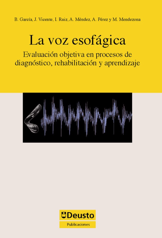 Imagen de portada del libro La voz esofágica