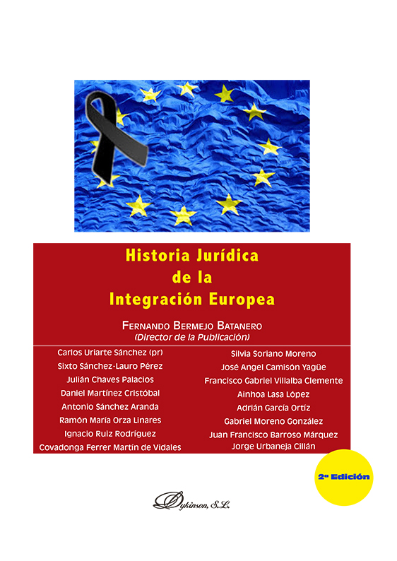 Imagen de portada del libro Historia Jurídica de la Integración Europea
