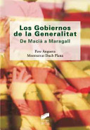 Imagen de portada del libro Los gobiernos de la Generalitat