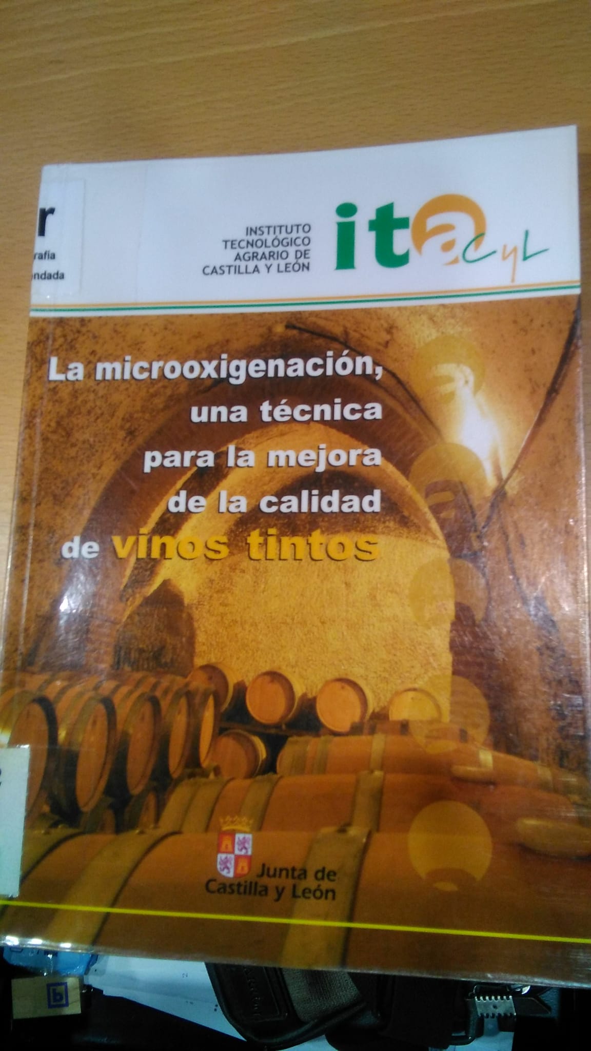 Imagen de portada del libro La microoxigenación