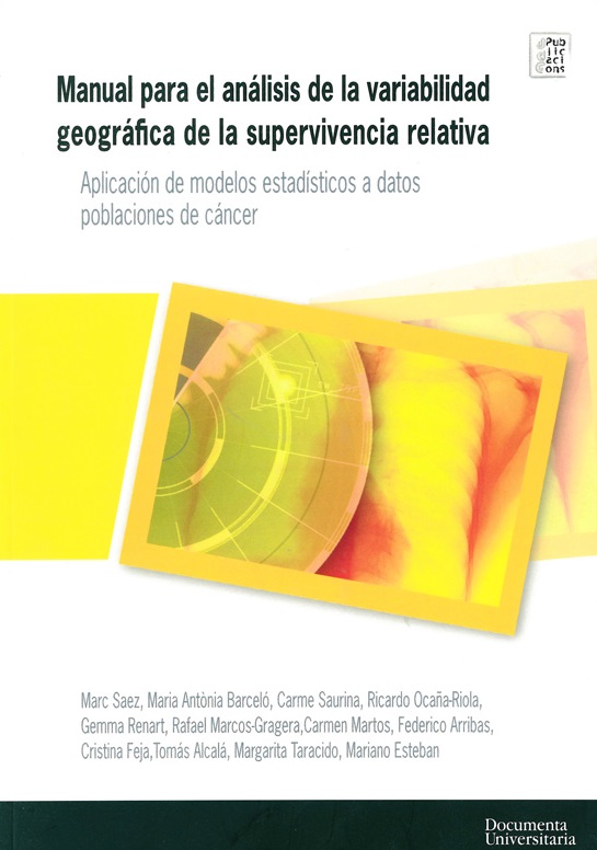 Imagen de portada del libro Manual para el análisis de la variabilidad geográfica de la supervivencia relativa