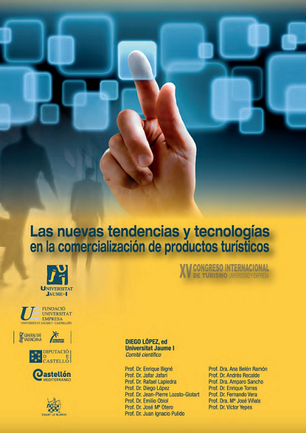 Imagen de portada del libro Las nuevas tendencias y tecnologías en la comercialización de productos turísticos