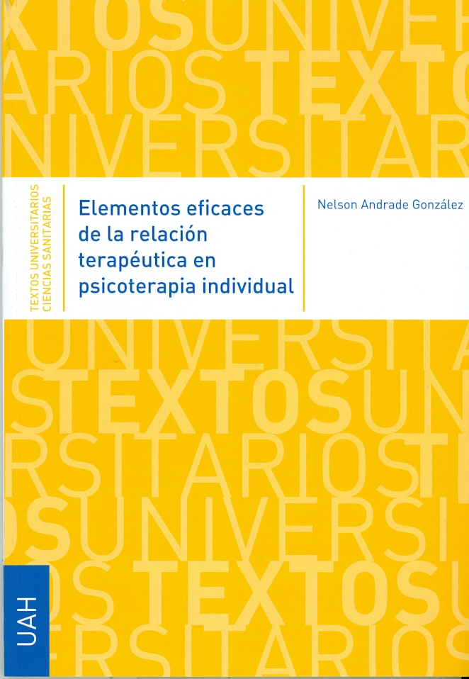 Imagen de portada del libro Elementos eficaces de la relación terapéutica en psicoterapia individual