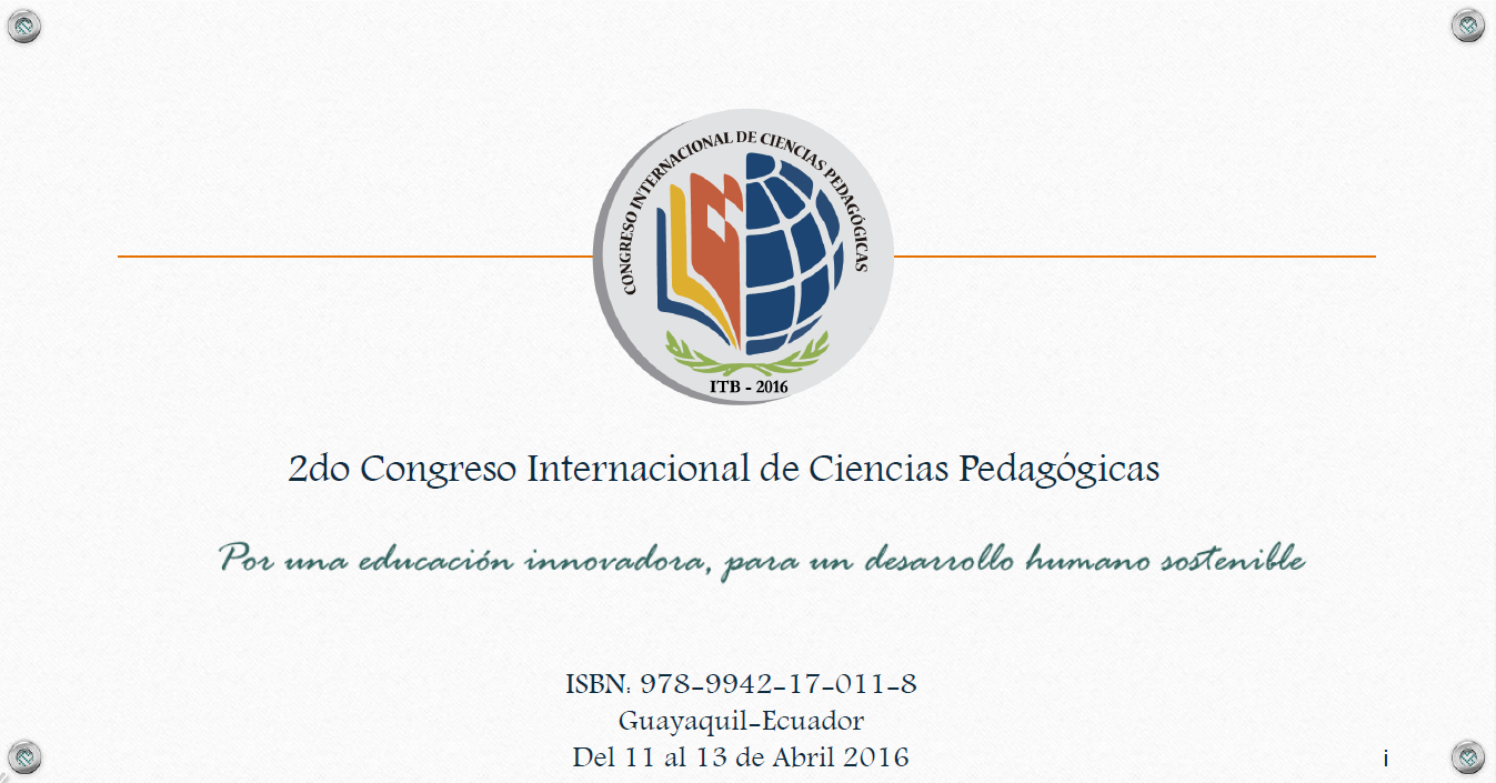 Imagen de portada del libro Memorias del segundo Congreso Internacional de Ciencias Pedagógicas