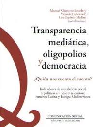 Imagen de portada del libro Transparencia mediática, oligopolios y democracia