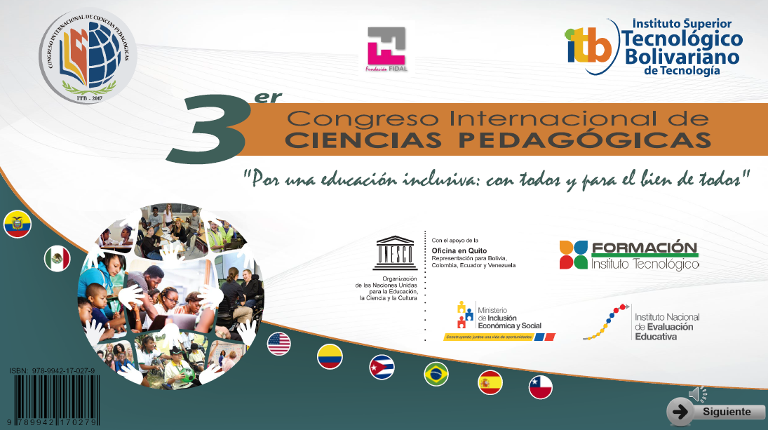 Imagen de portada del libro Memorias del tercer Congreso Internacional de Ciencias Pedagógicas