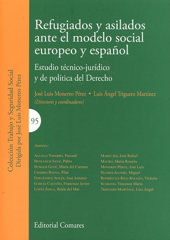 Imagen de portada del libro Refugiados y asilados ante el modelo social europeo y español