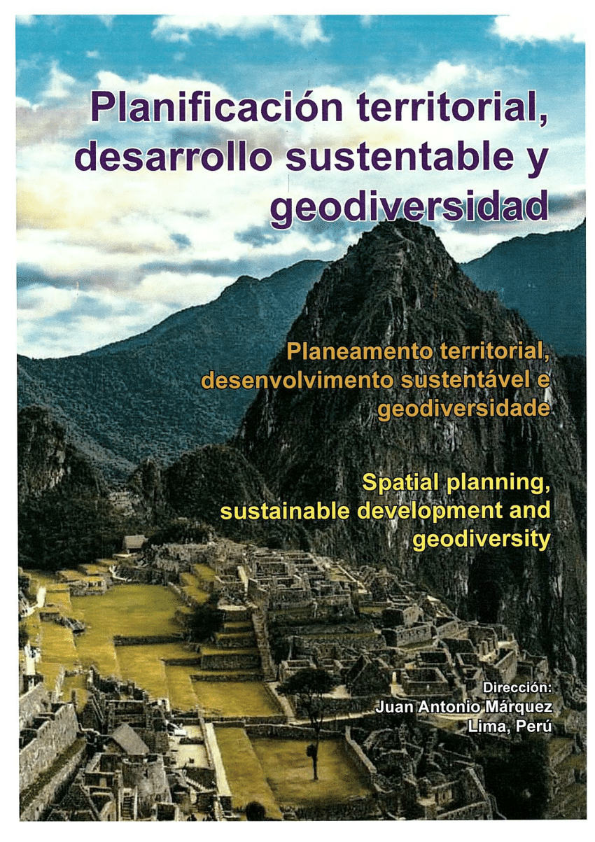 Imagen de portada del libro Planificación territorial, desarrollo sustentable y geodiversidad
