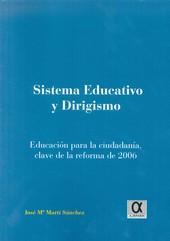 Imagen de portada del libro Sistema educativo y dirigismo