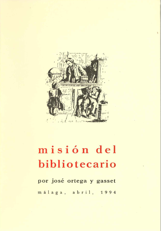 Imagen de portada del libro Misión del bibliotecario