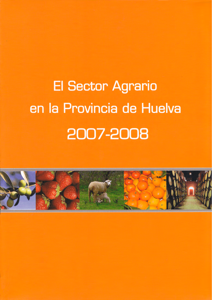 Imagen de portada del libro El Sector Agrario en la Provincia de Huelva 2007-2008