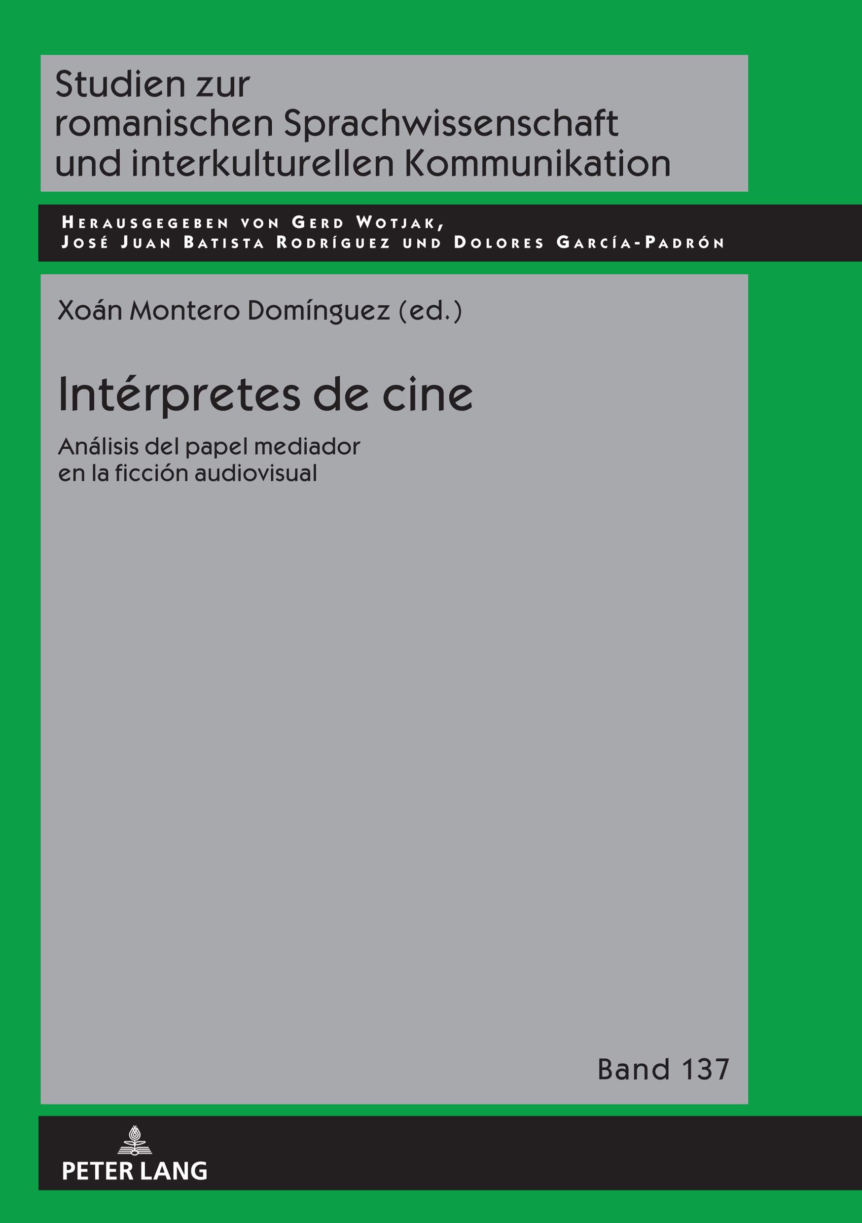 Imagen de portada del libro Intérpretes de cine