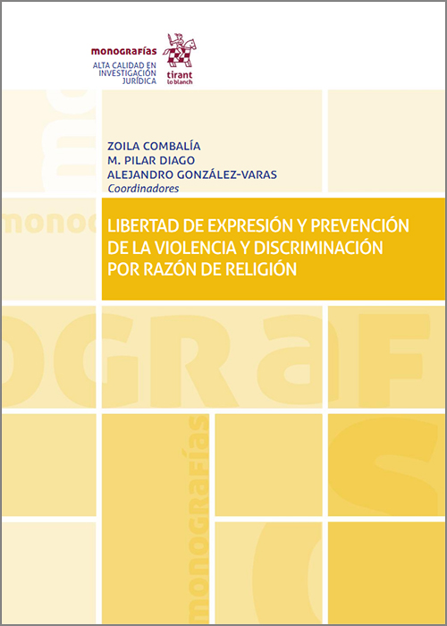 Imagen de portada del libro Libertad de expresión y prevención de la violencia y discriminación por razón de religión