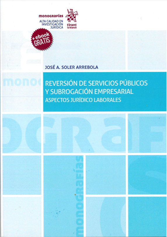 Imagen de portada del libro Reversión de servicios públicos y subrogación empresarial