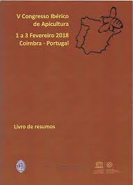 Imagen de portada del libro V Congresso Ibérico de Apicultura 2018, 1 a 3 Fevereiro 2018 Coimbra - Portugal