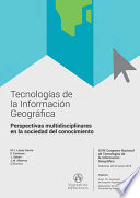 Imagen de portada del libro Tecnologías de la información geográfica