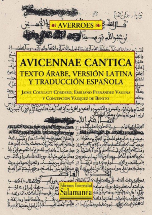 Imagen de portada del libro Averroes: "Avicennae cantica"