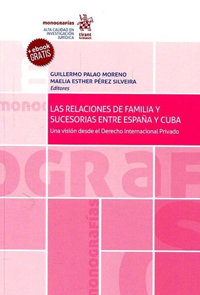 Imagen de portada del libro Las relaciones de familia y sucesorias entre España y Cuba