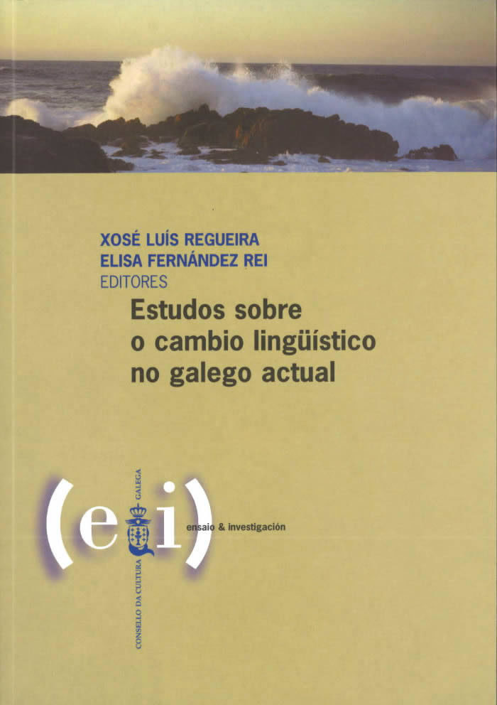Imagen de portada del libro Estudos sobre o cambio lingüístico no galego actual