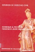 Imagen de portada del libro Estudios de derecho civil : homenaje al profesor Francisco Javier Serrano García