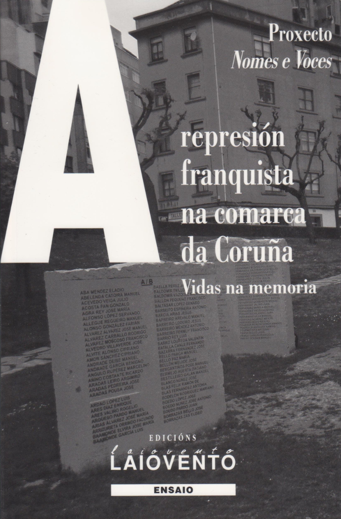 Imagen de portada del libro A represión franquista na comarca da Coruña