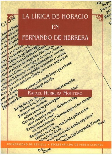 Imagen de portada del libro La lírica de Horacio en Fernando de Herrera
