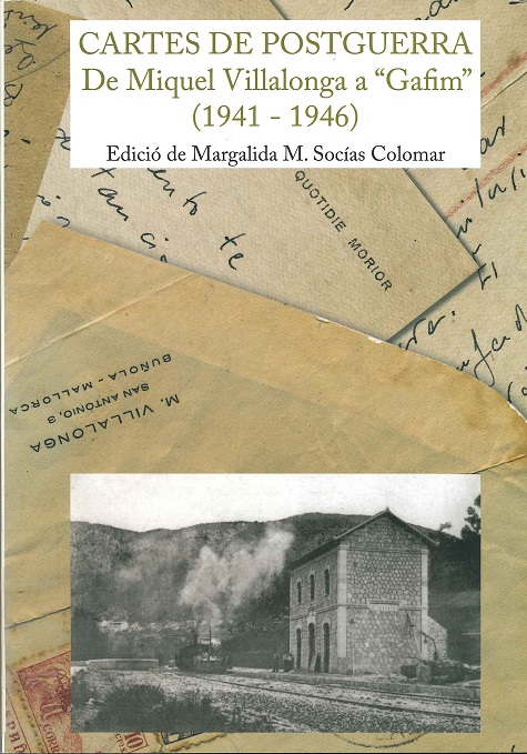 Imagen de portada del libro Cartes de postguerra de Miquel Villalonga a "Gafim"